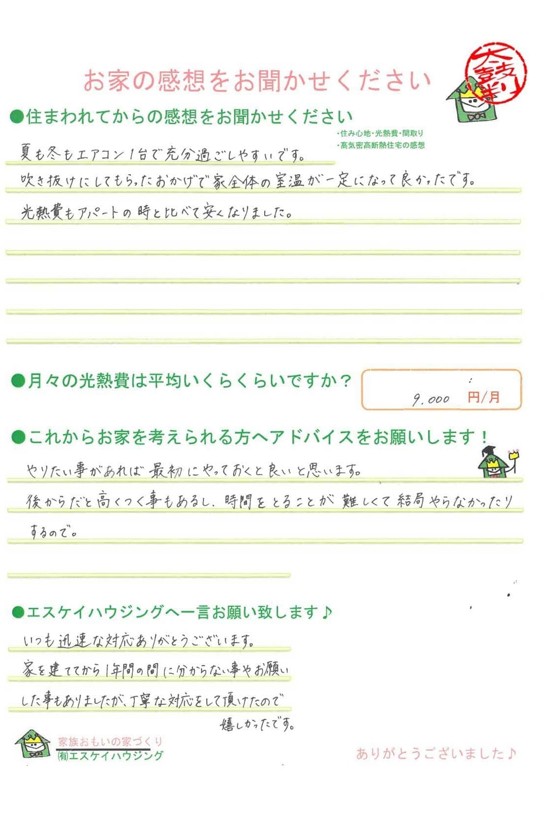 田辺市 Ｔ様より