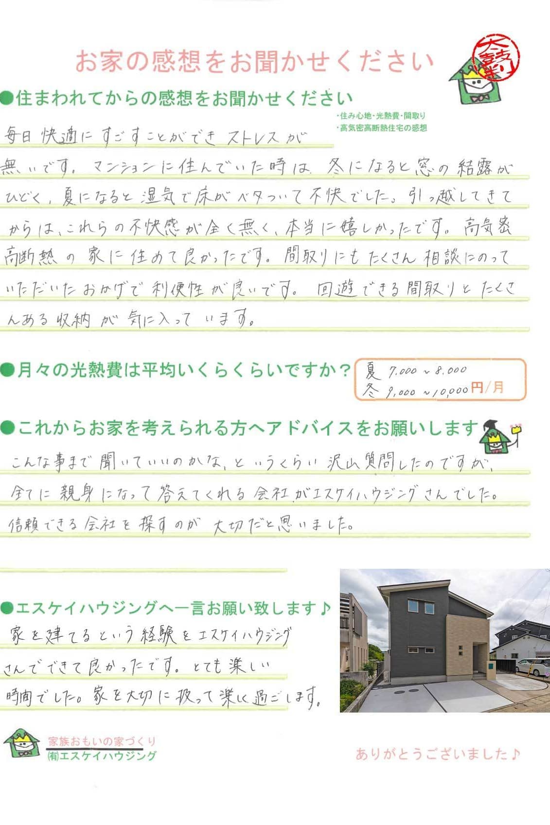 田辺市 F様より